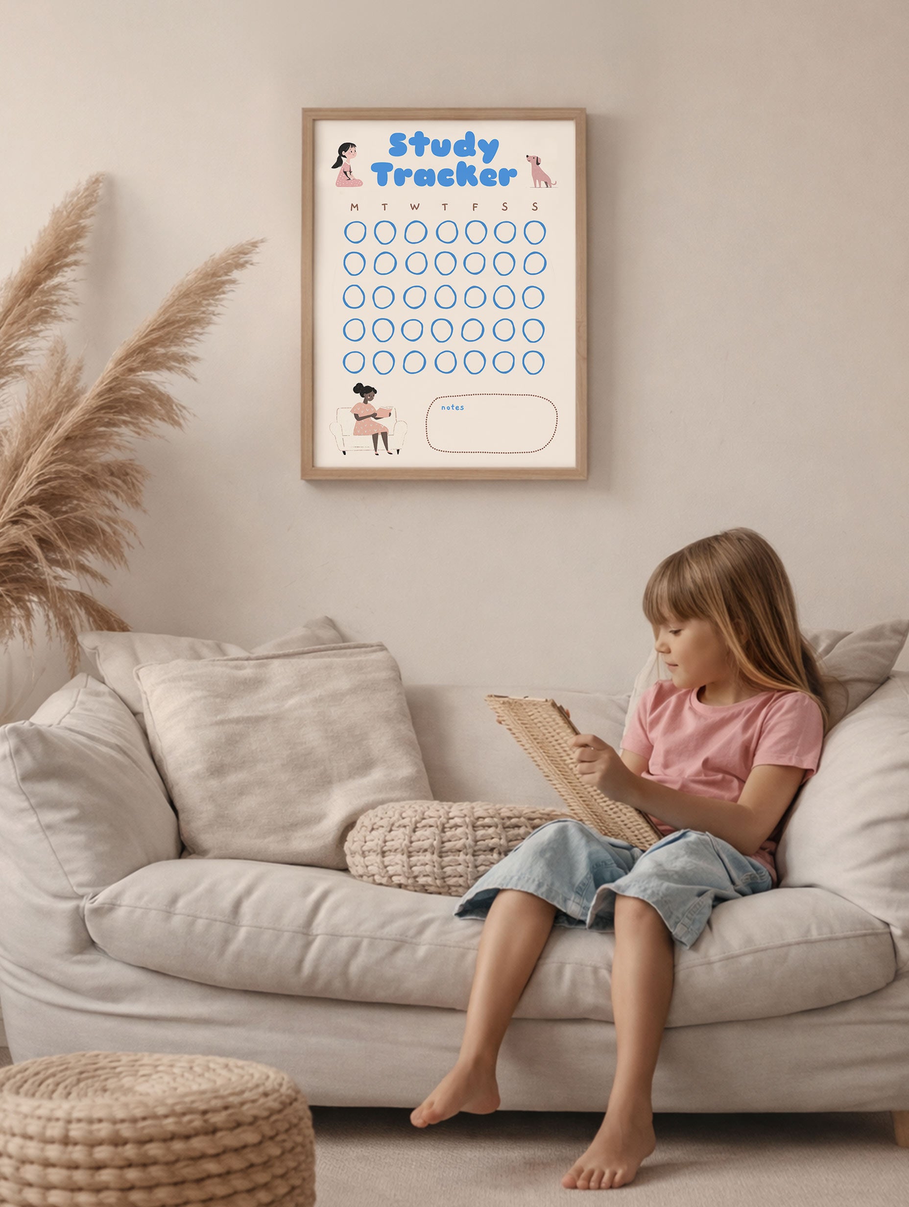 Study Tracker Poster No. 2 Mockup
