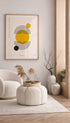 Bauhaus Point Yellow Poster Mockup
