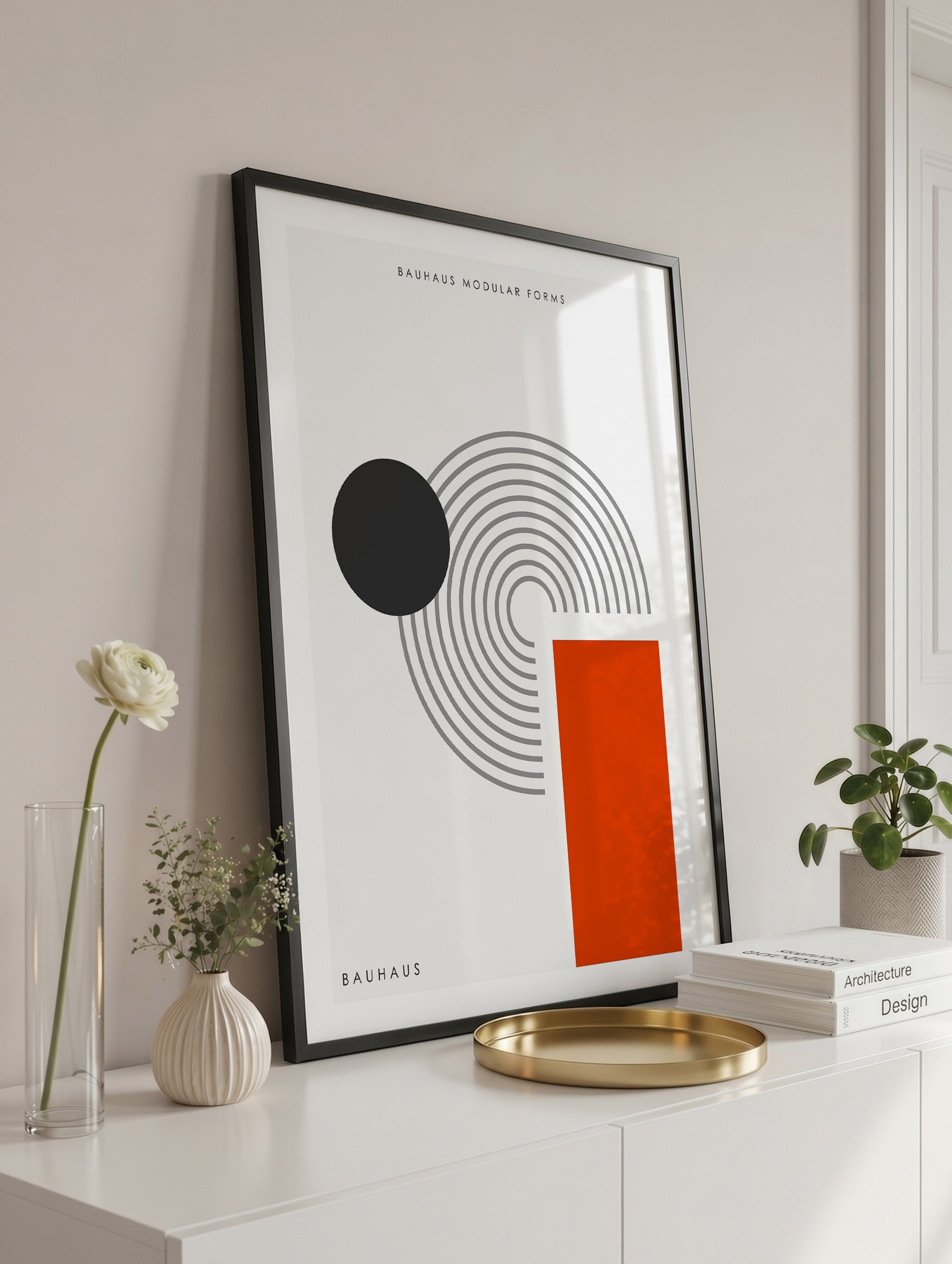 Bauhaus modulär poster