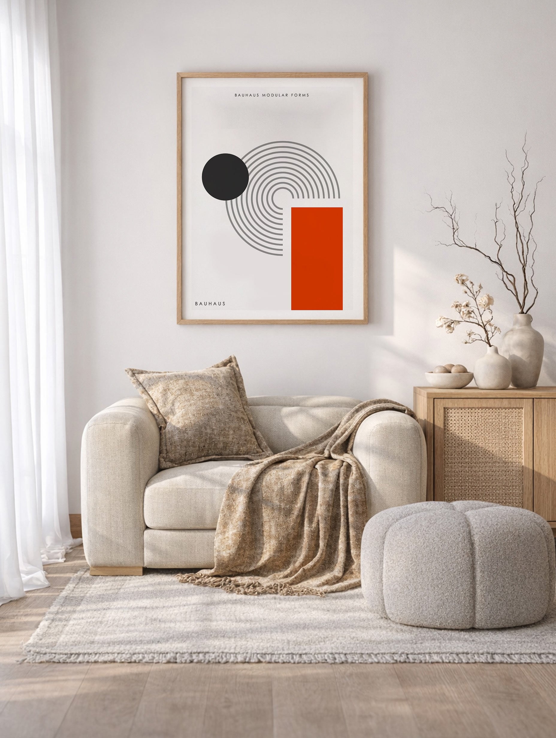 Bauhaus modulär poster