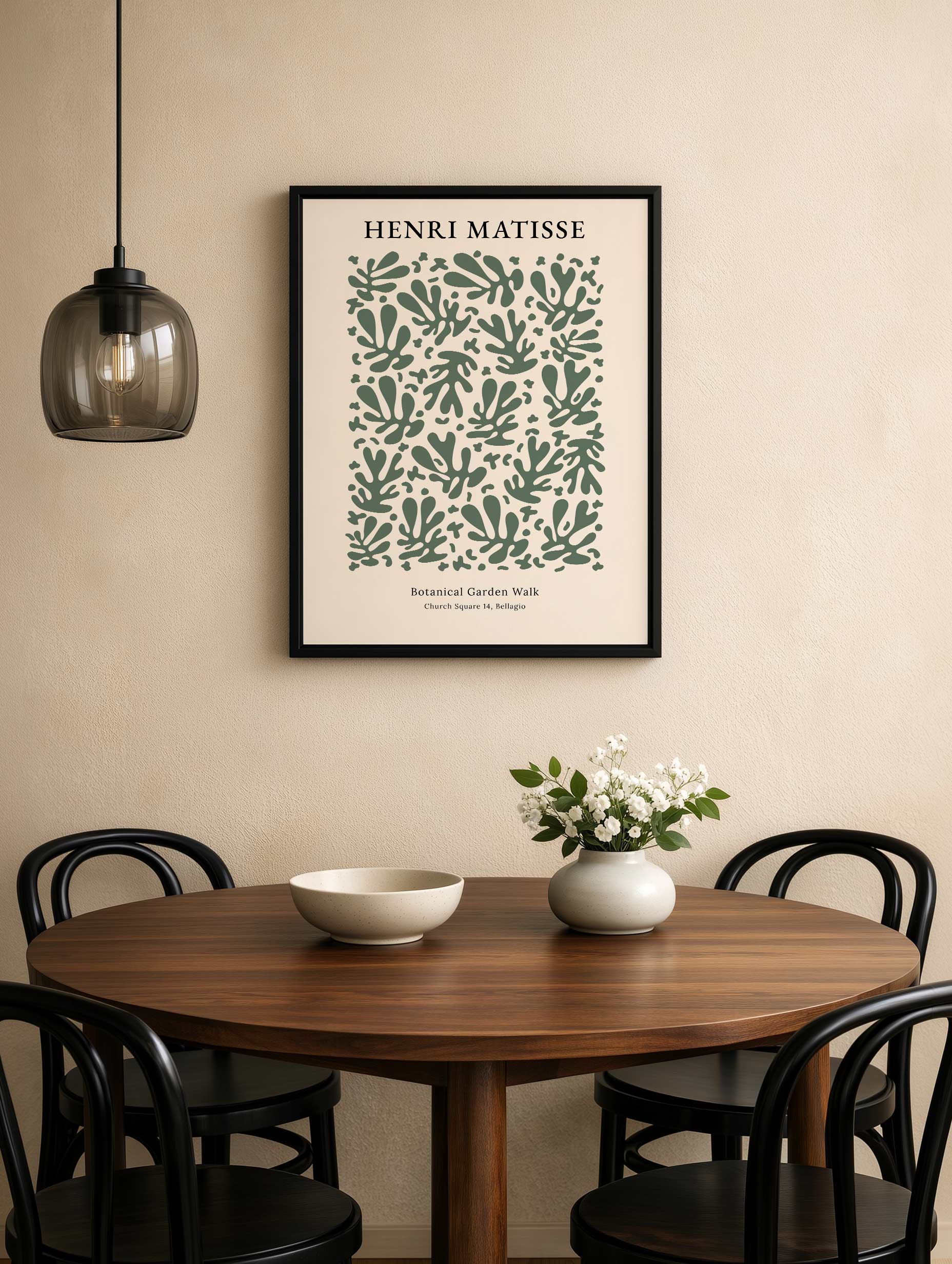 Botaniska trädgårdspromenaden poster