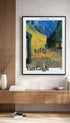 Café Terrace at Night Van Gogh Art Print Mockup