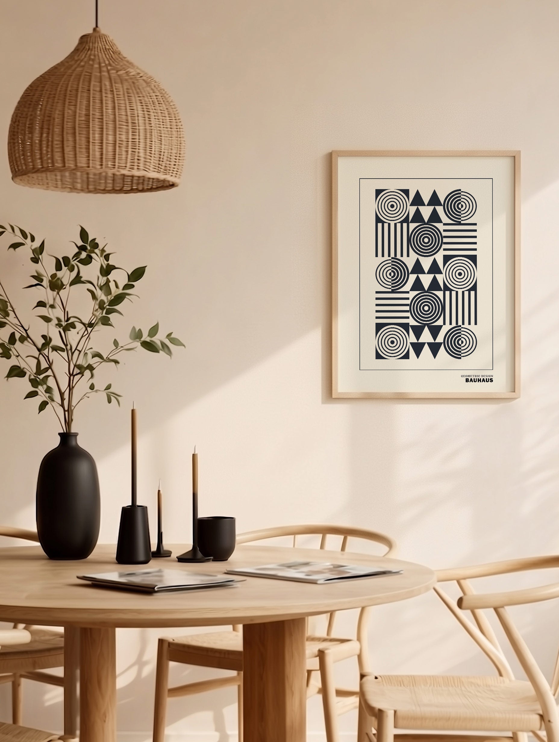 Geometrisk rytmposter