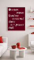 Evolve Exceed Empower Motivational Poster Mockup