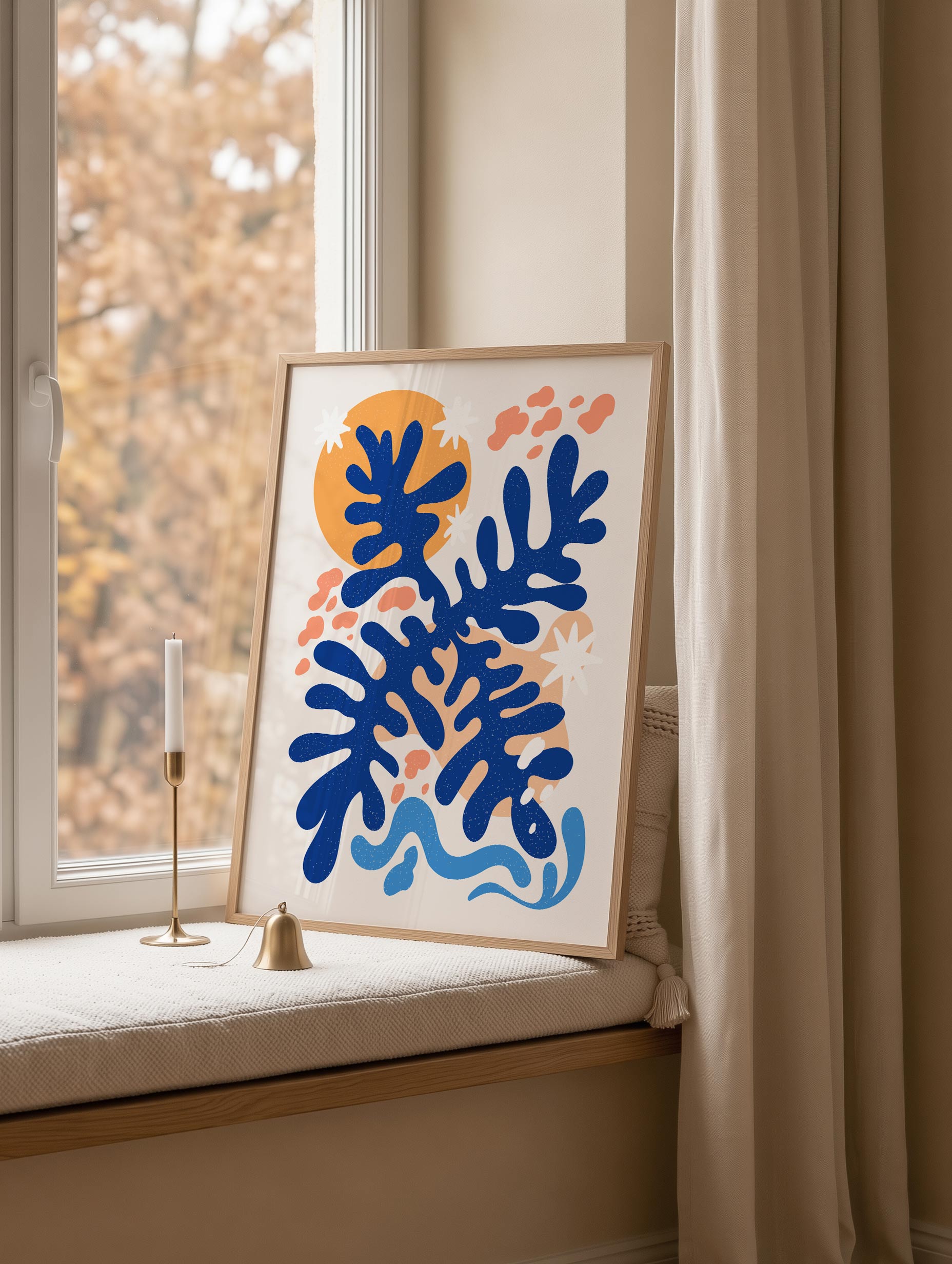 Botanical Cutout - Henri Matisse Mockup