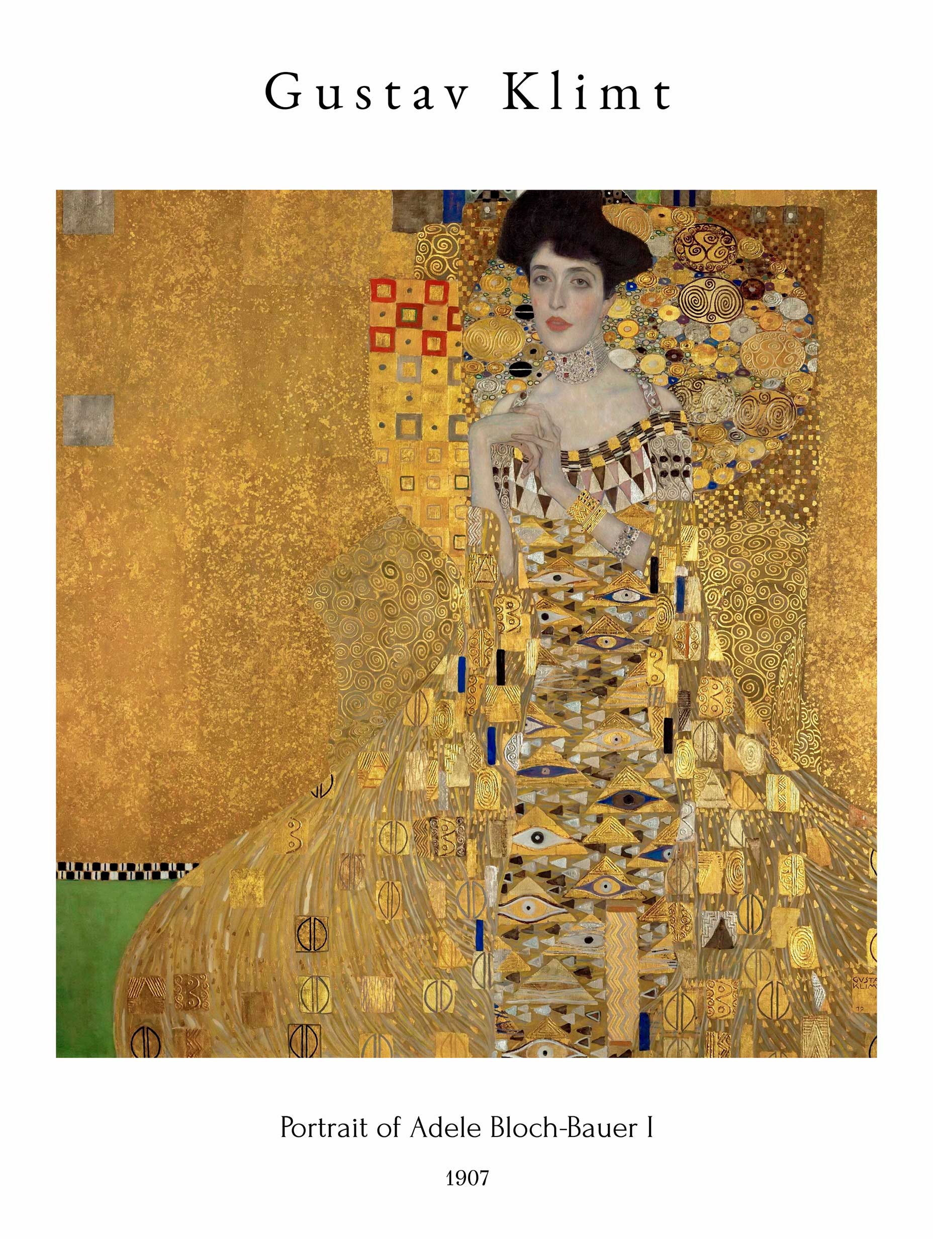 Portrait of Adele Bloch-Bauer - Gustav Klimt