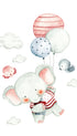 Little Elephant Balloon Poster