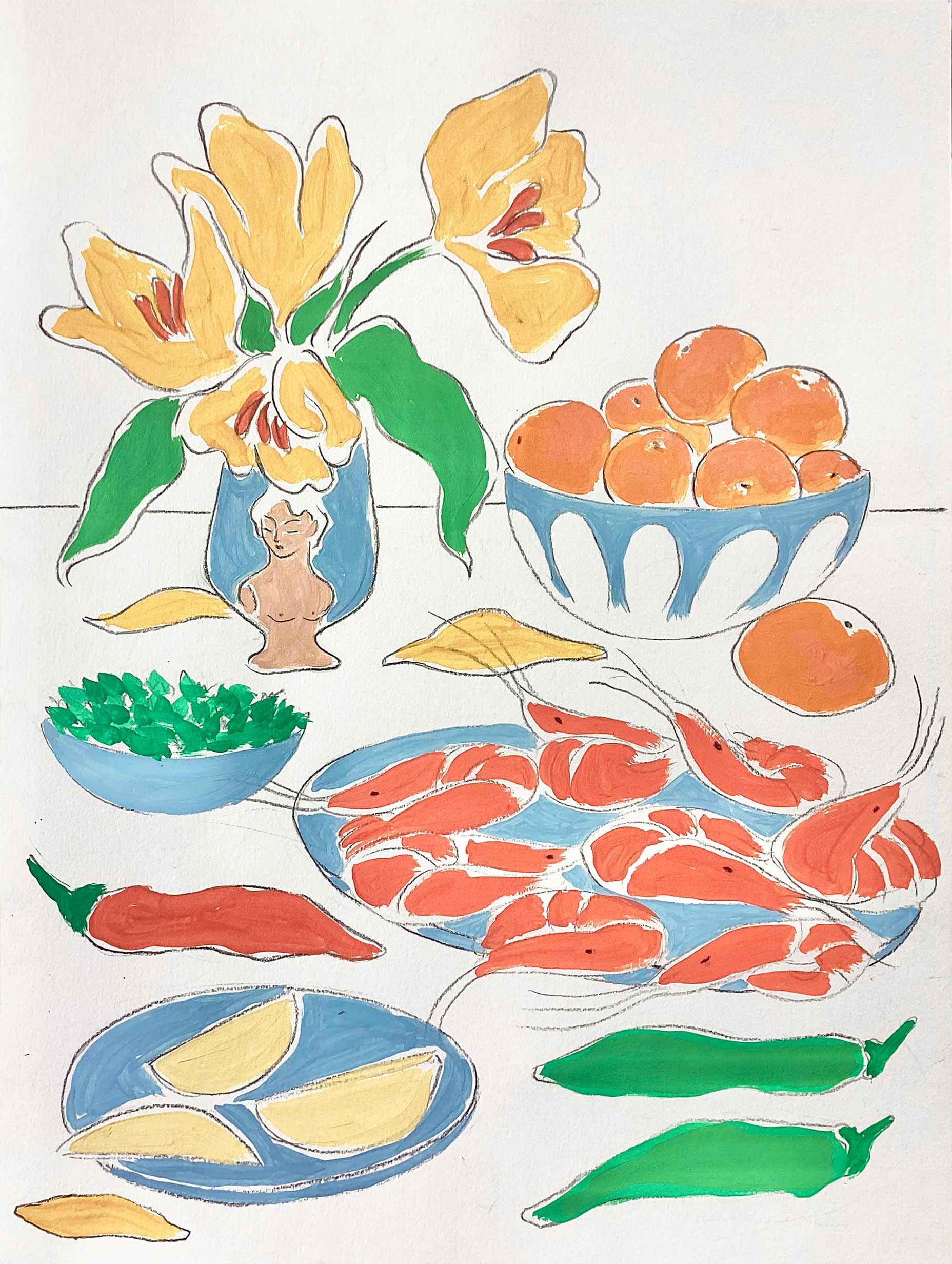 Grön Inredning Stilleben – Henri Matisse