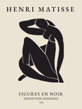 Affisch Figures En Noir Matisse