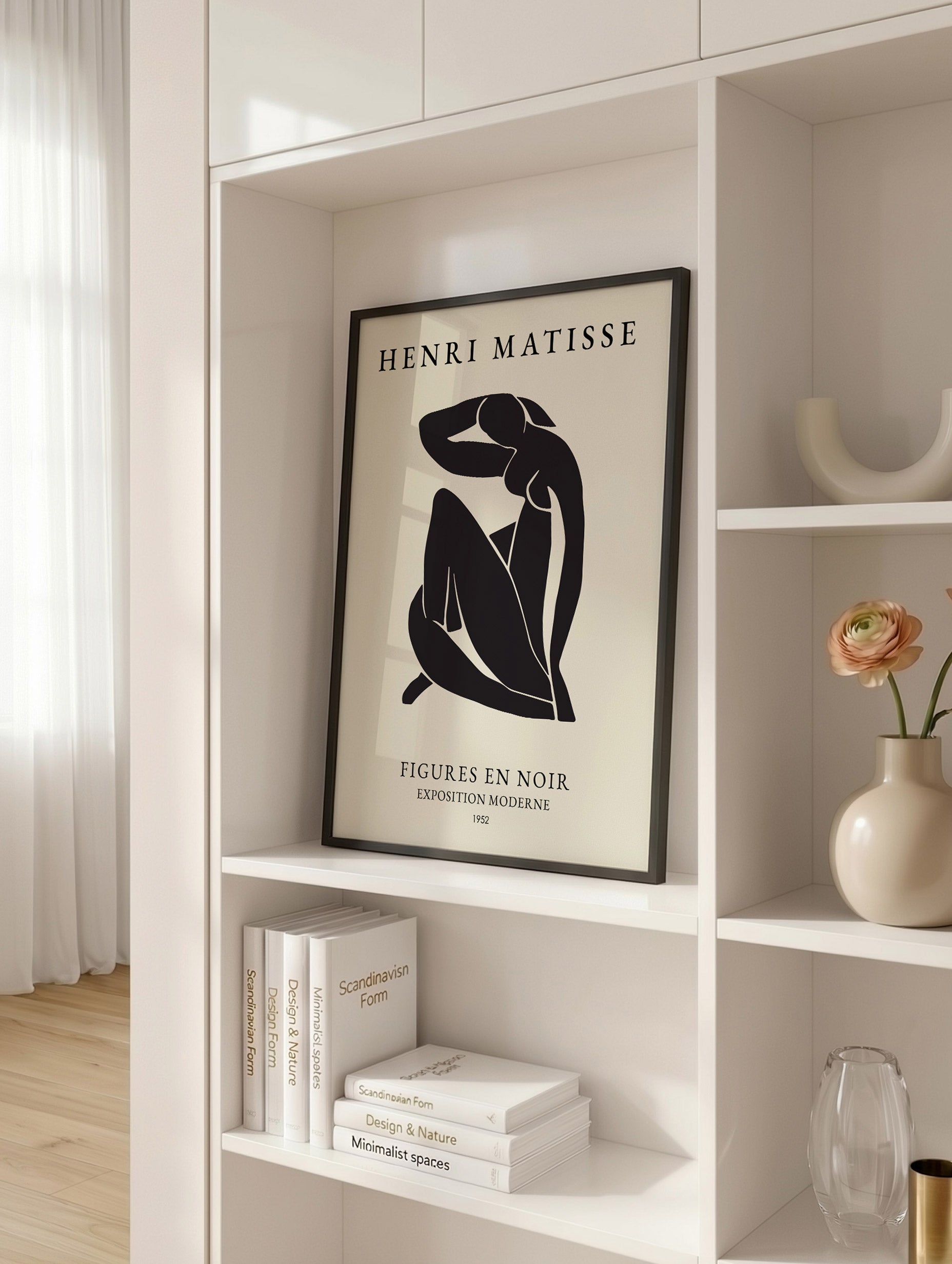Affisch Figures En Noir Matisse