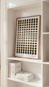 Chromatic Echo Bauhaus Poster Mockup