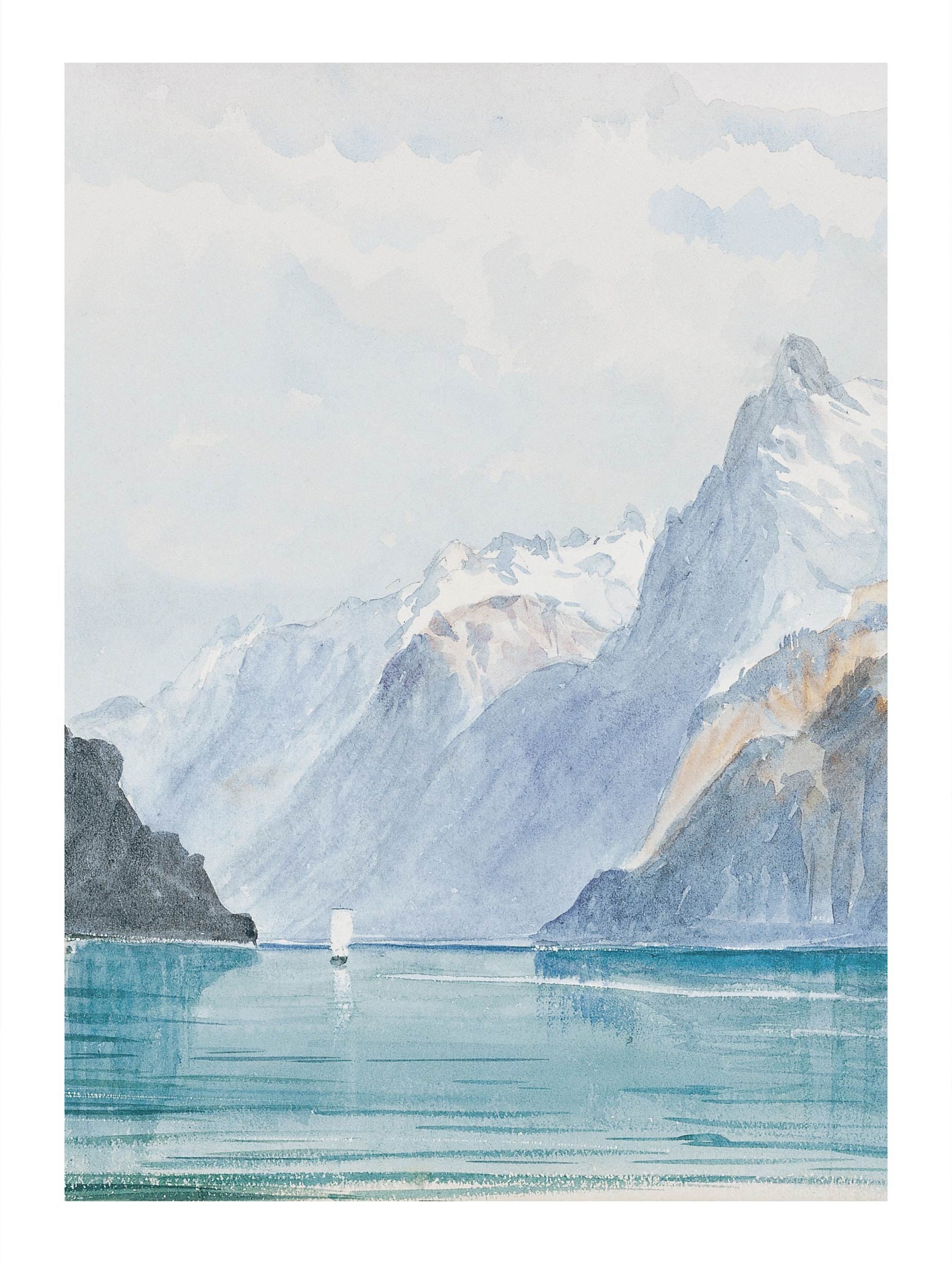 Bay of Uri, Brunnen  - John Singer Sargent