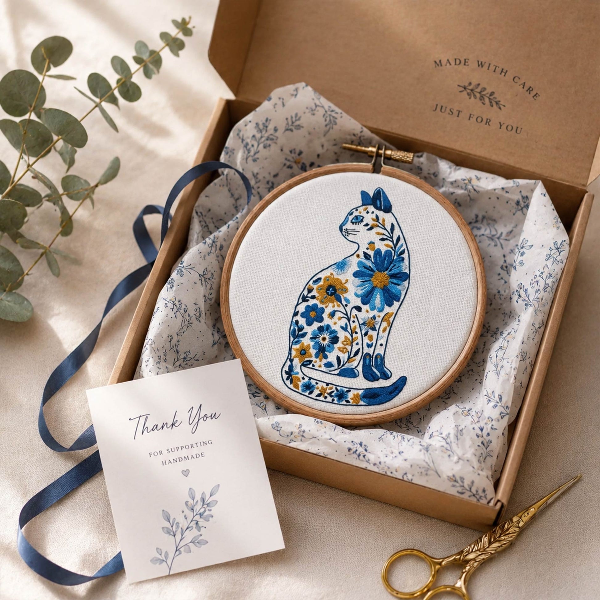 Broderidesign Lilla fiskaren & Ankan