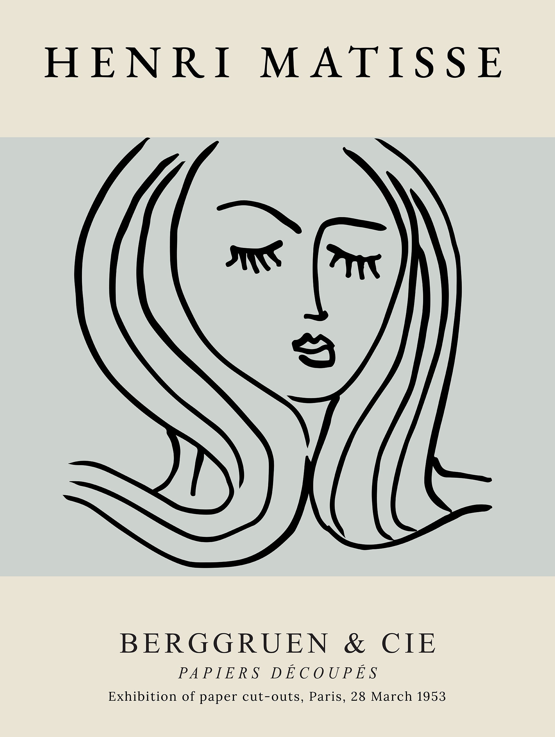 Matisse Serene Portrait Affisch