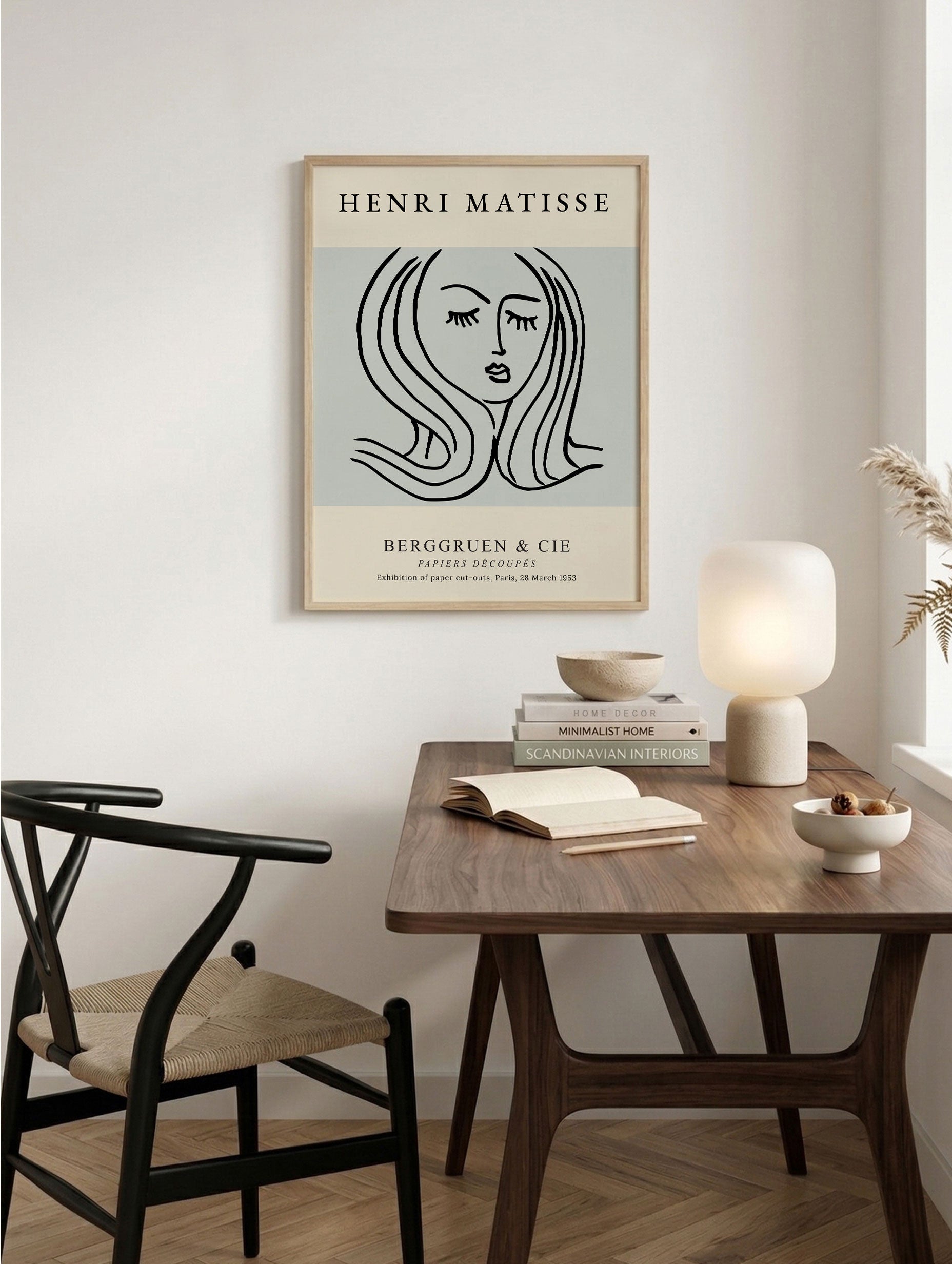 Matisse Serene Portrait Affisch