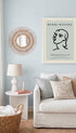 Matisse Profile Line Portrait Poster Mockup