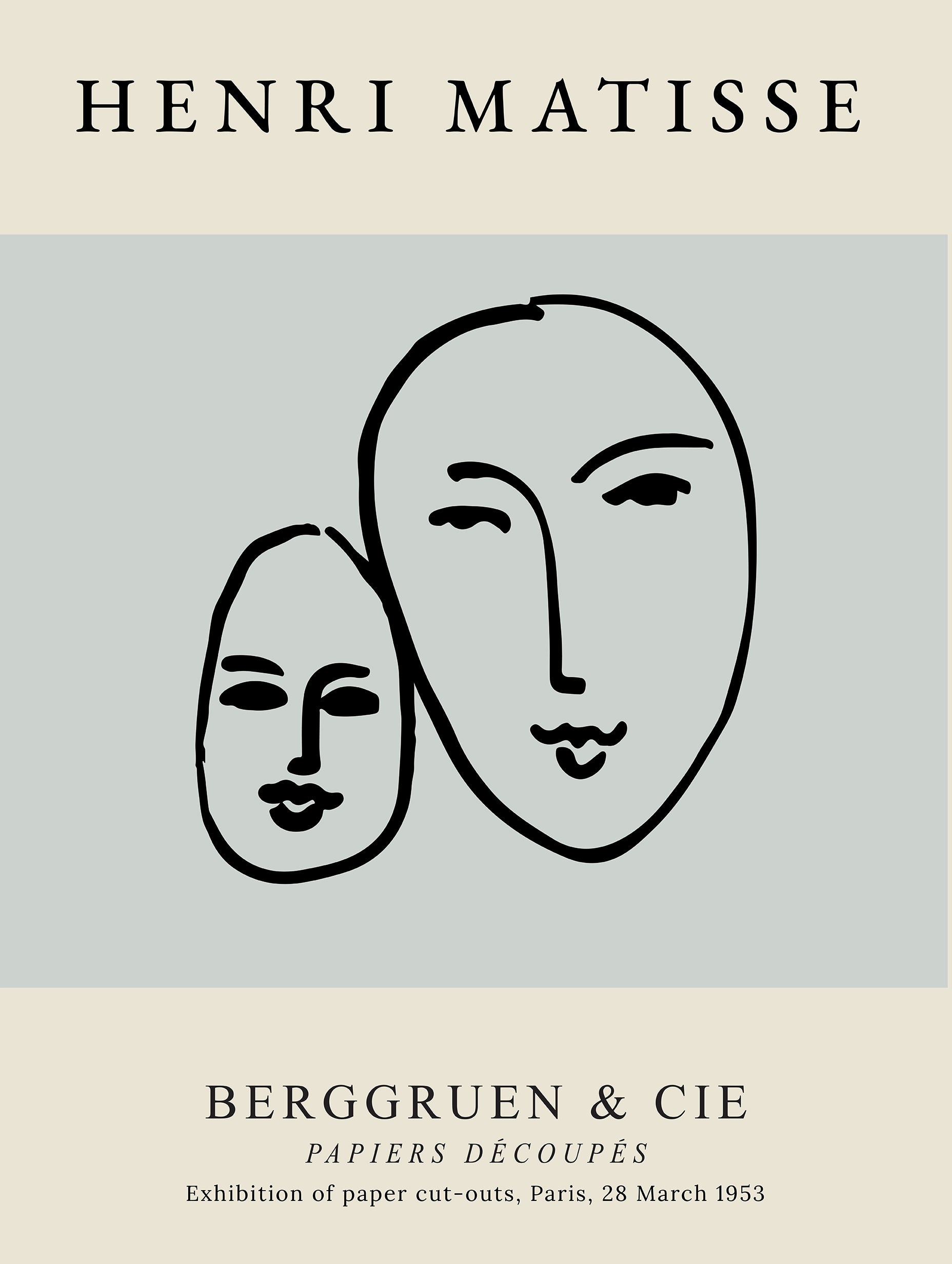 Matisse Två ansikten Poster