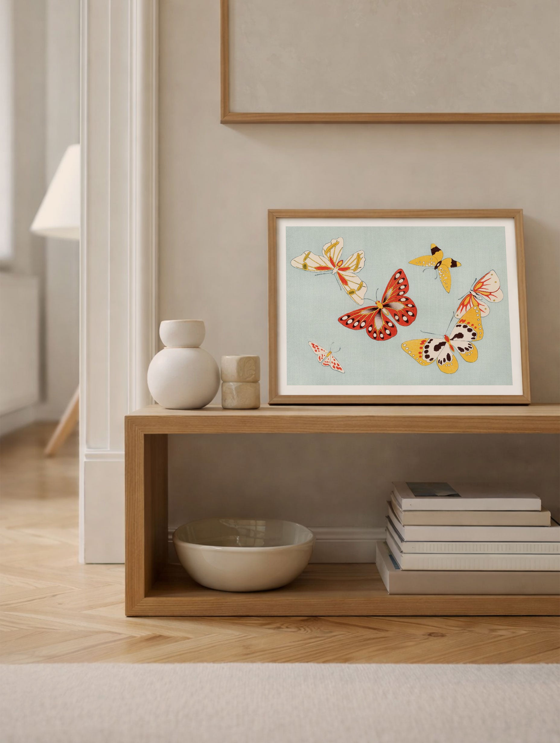 A Thousand Butterflies Kamisaka Sekka Art Print Mockup