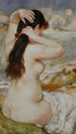 Bather Arranging Her Hair Pierre-Auguste Renoir Art Print