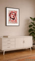 Becoming Line Art Print Mockup