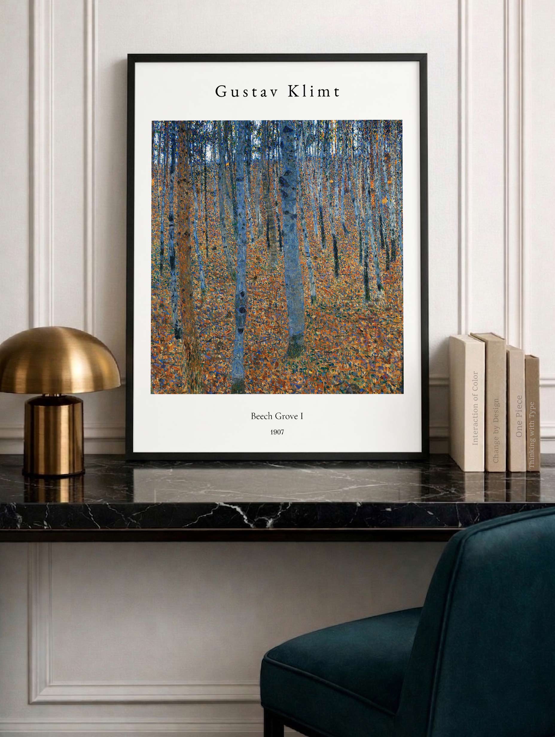 Beech Grove I - Gustav Klimt Mockup