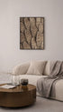 Bird Feathers Abstract Poster Mockup