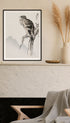 Black Eared Kite Japanese Art Print  Mockup