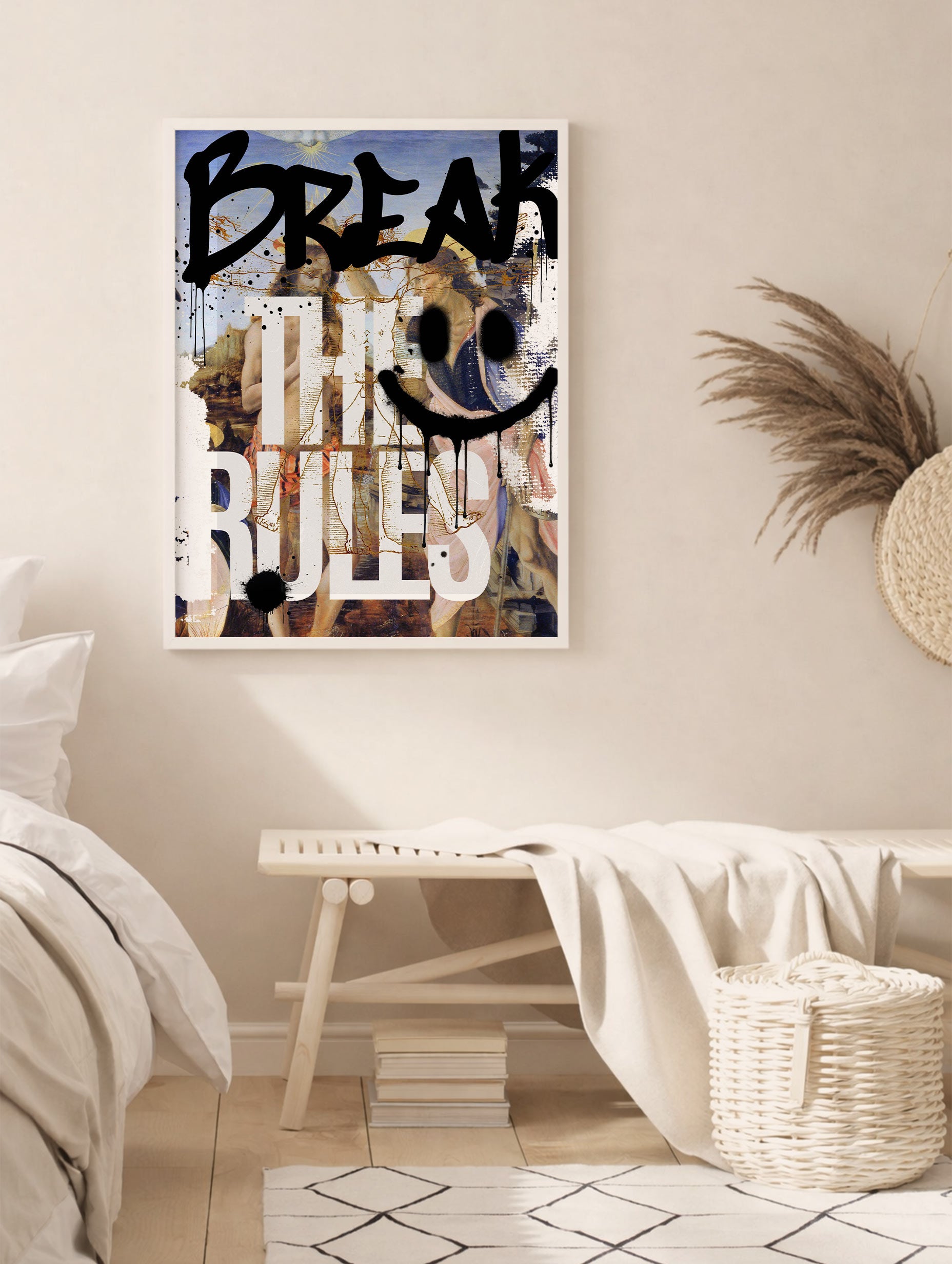 Break the Rules Poster Mockup
