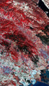 Burn Scars on California's Wine Country Abstract Art Print
