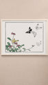 Butterflies and Flower Morimoto Toko Art Print Mockup