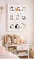 Cozy Cats Illustration Mockup
