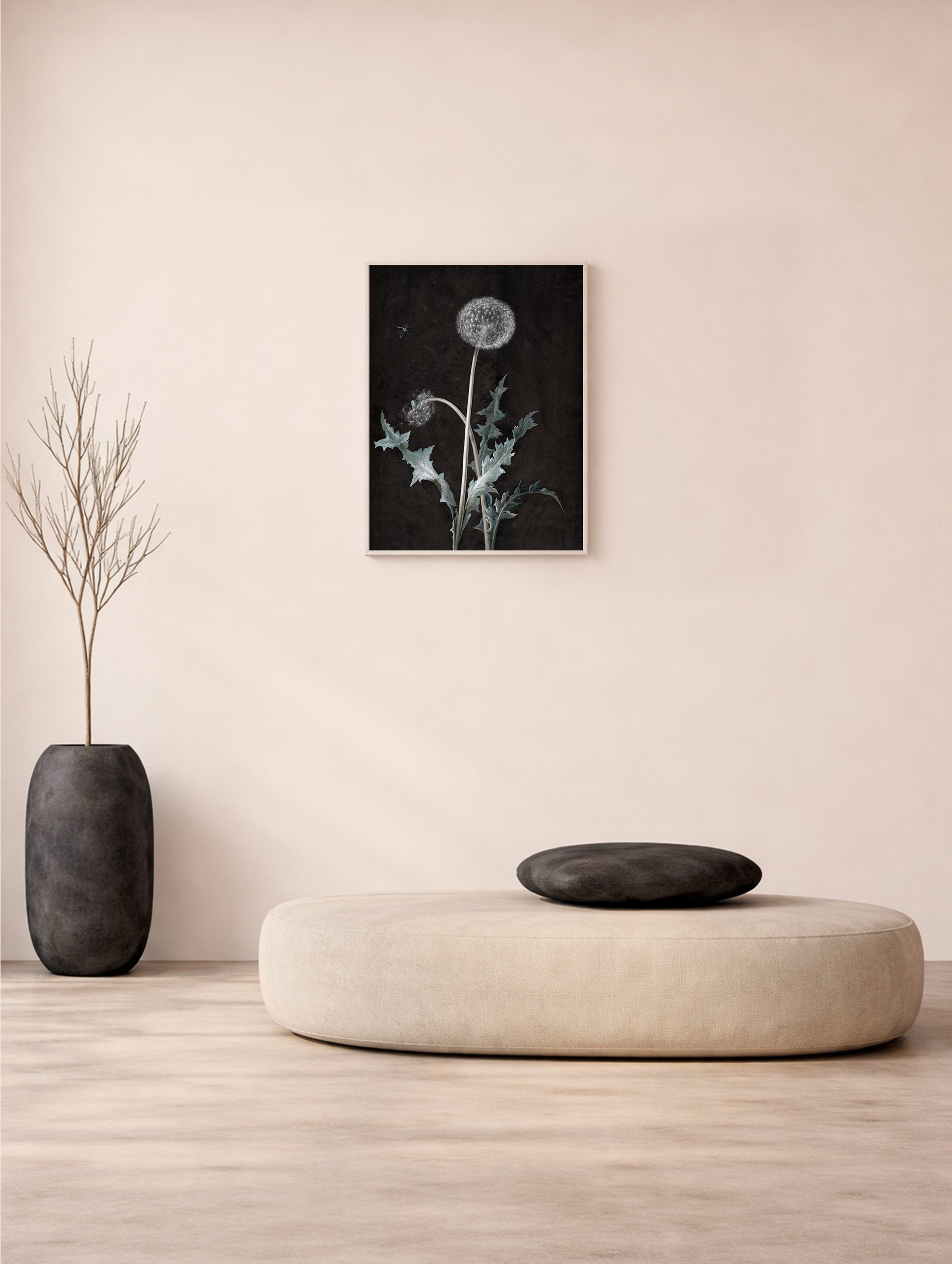 Dandelion Barbara Regina Dietzsch Art Print Mockup