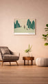 Deer from Momoyogusa Kamisaka Sekka Art Print Mockup