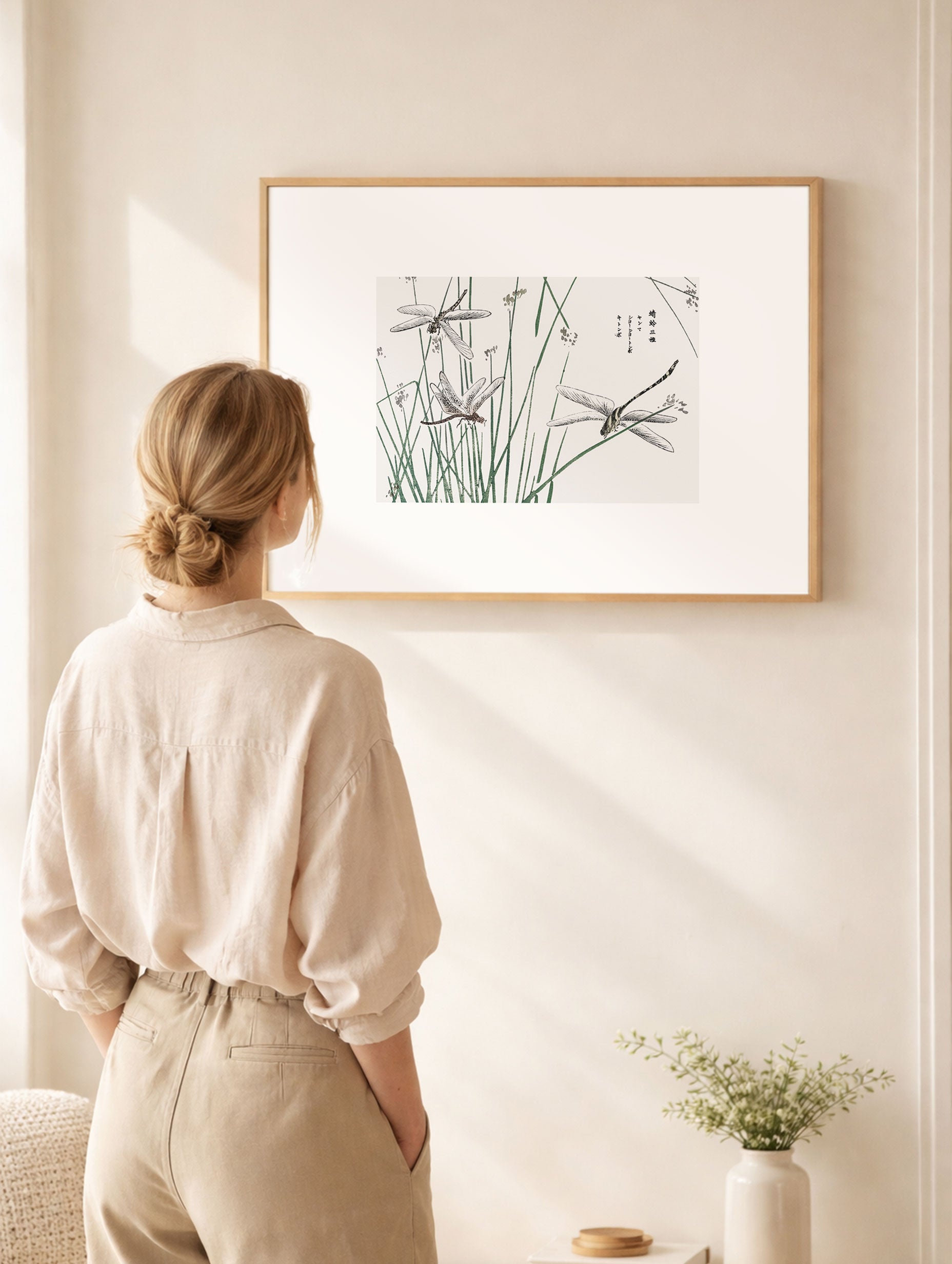 Dragonflies Morimoto Toko Art Print Mockup