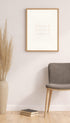 Dream. Believe. Achieve. Minimalist Motivational Poster Mockup