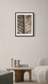 Dried Palm Leaf Art Print Mockup
