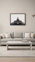 Eiffel Tower Black and White Poster Mockup