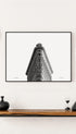 Flatiron Building Black and White Poster Mockup