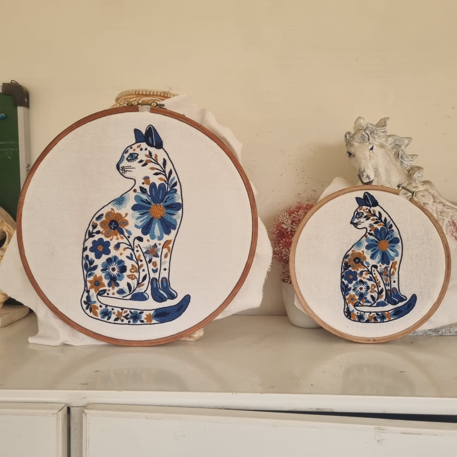 Broderidesign Lilla fiskaren & Ankan