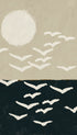 Flying Birds Painting Animal Art Print