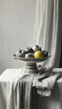 Footed OYOY Toppu Bowl Fruit Artwork