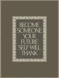 Future Self Motivational Poster