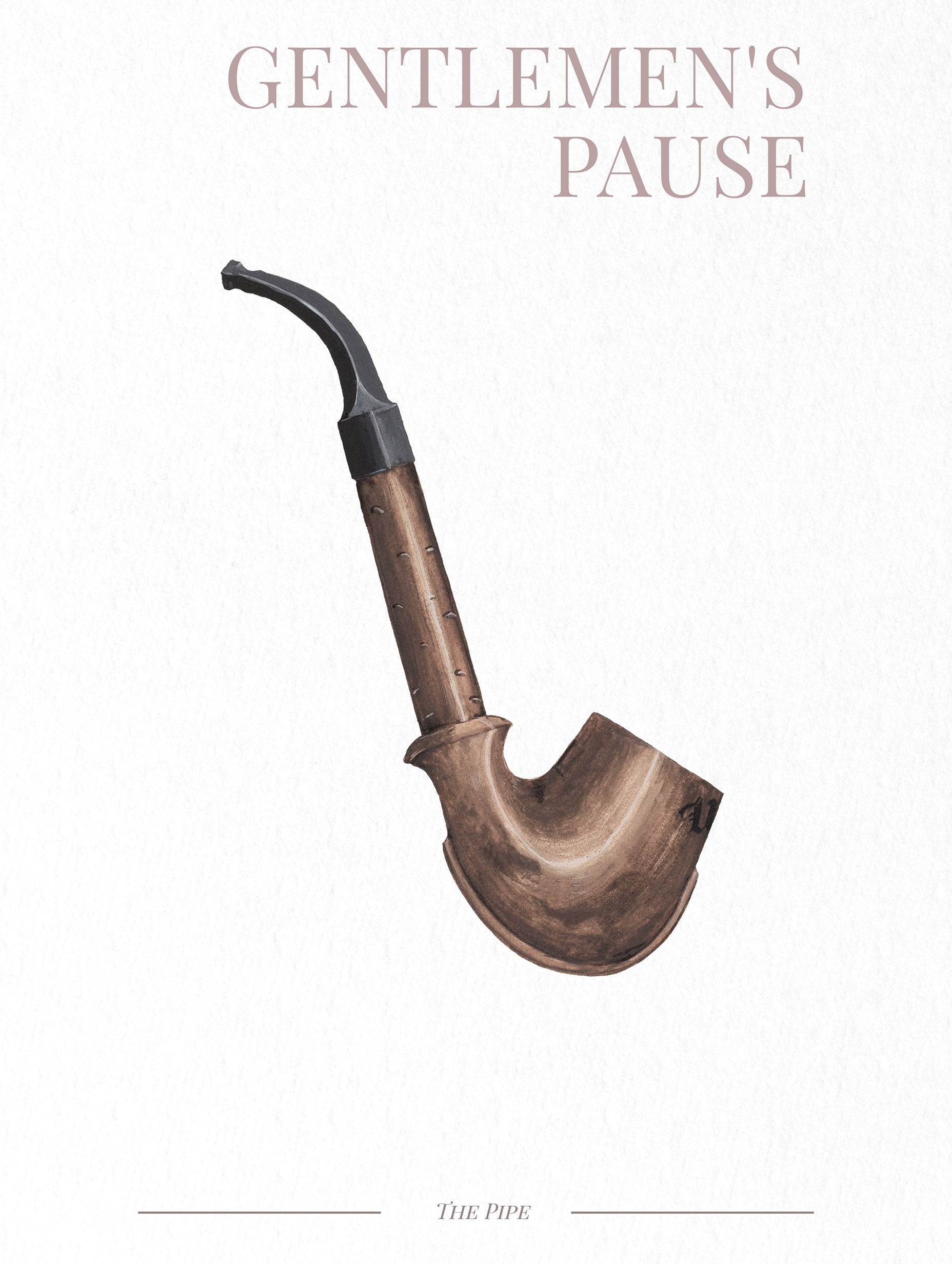 Gentlemen’s Pause Vintage Poster