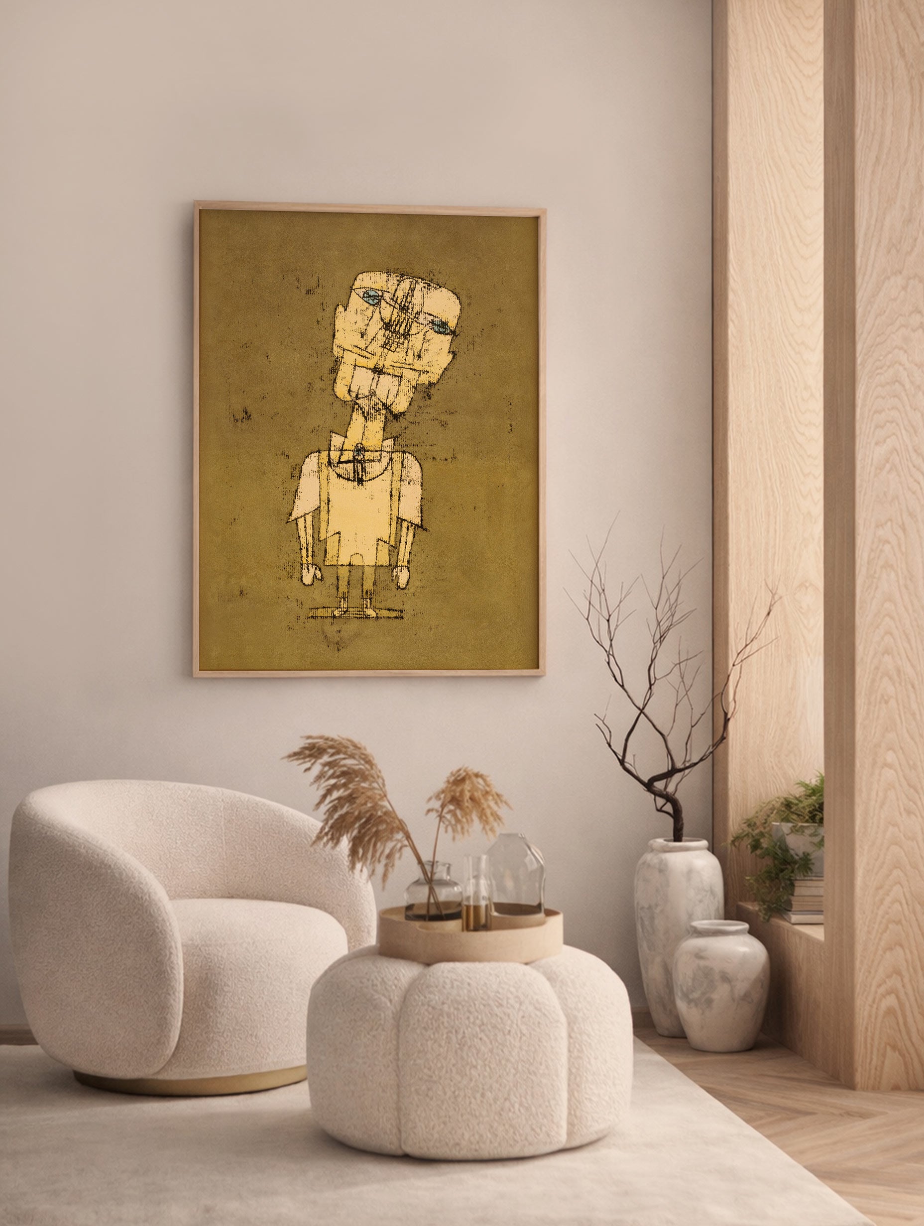 Ghost of a Genius Paul Klee Art Print Mockup