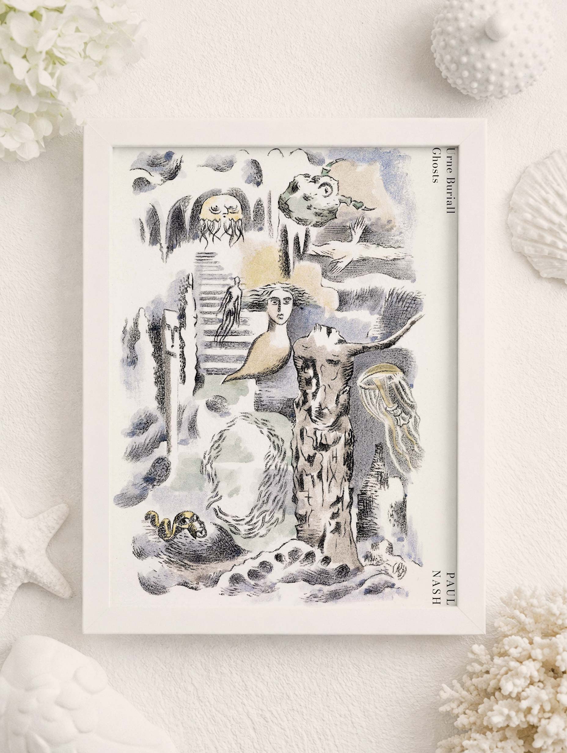 Ghosts - Paul Nash Art Print Mockup