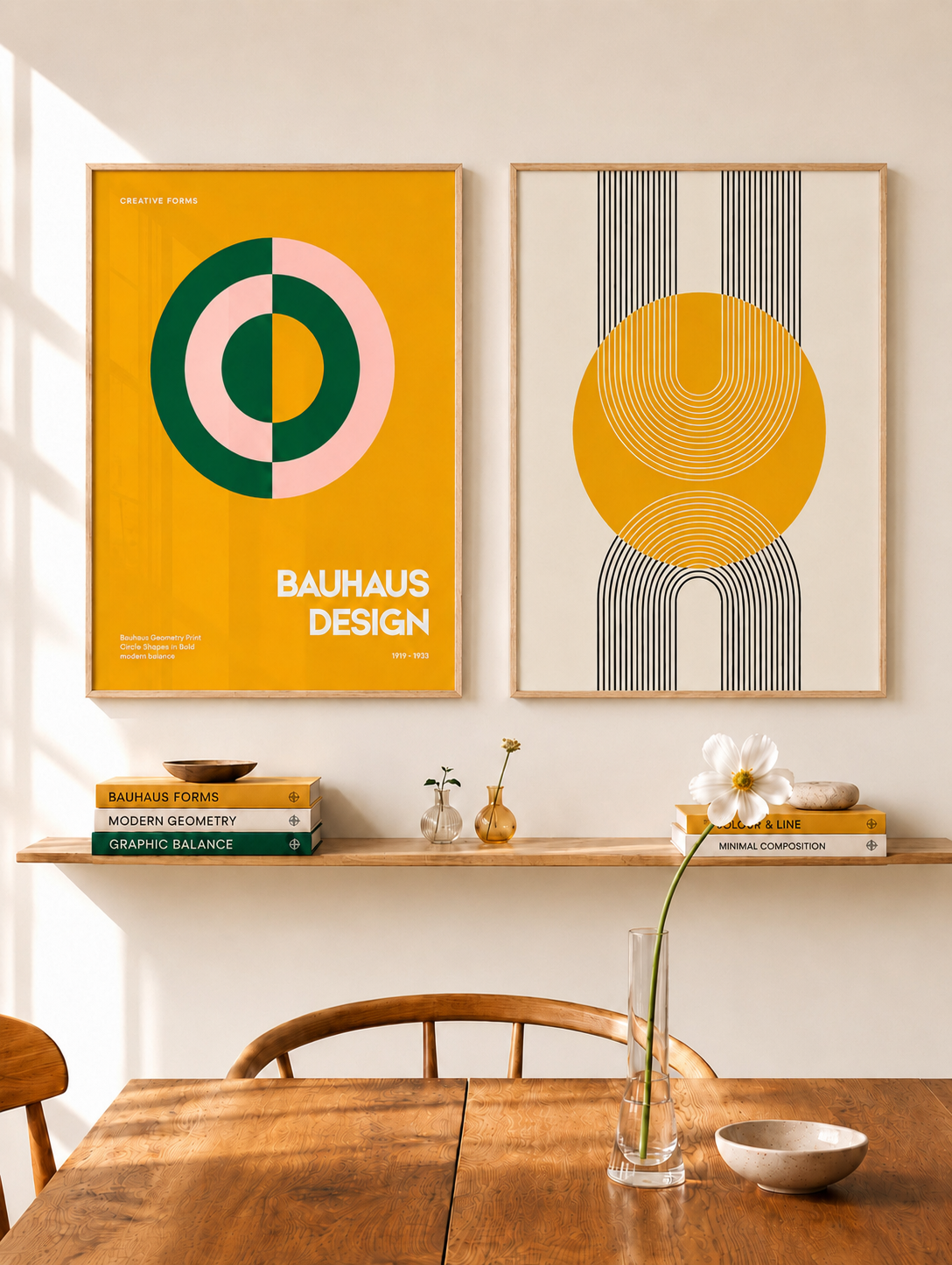 Golden Rhythm Gallery Wall
