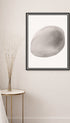 Gray Pebble Minimalist Art Print Mockup