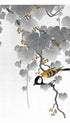 Great Tit on Paulownia Branch - Ohara Koson