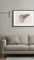 Head of a rabbit Jean Bernard Art Print Mockup