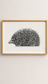 Hedgehog Leo Gestel Animal Art Print Mockup